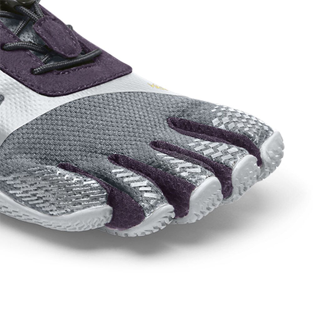 Vibram Five Fingers Womens Training Shoes - Grey/Purple - KSO EVO - 15267-IDFY